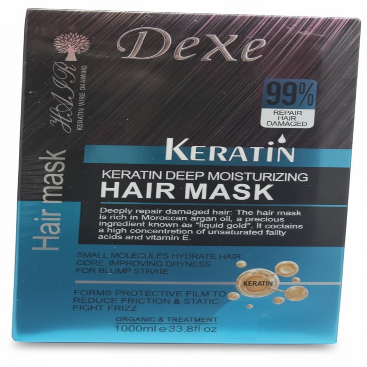Dexe Keratin Deep Moisturizing Hair Mask 500ml