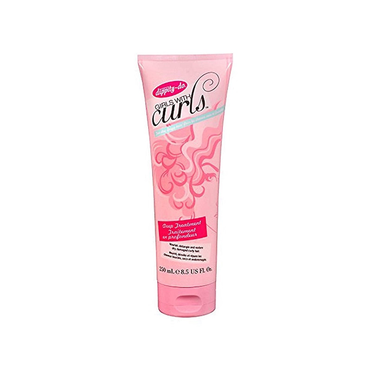 Dippity Do Girls With Curls Deep Treatment: Hydrating & Curl Defining Mask for Wavy & Curly Hair 250ml/8.45 oz