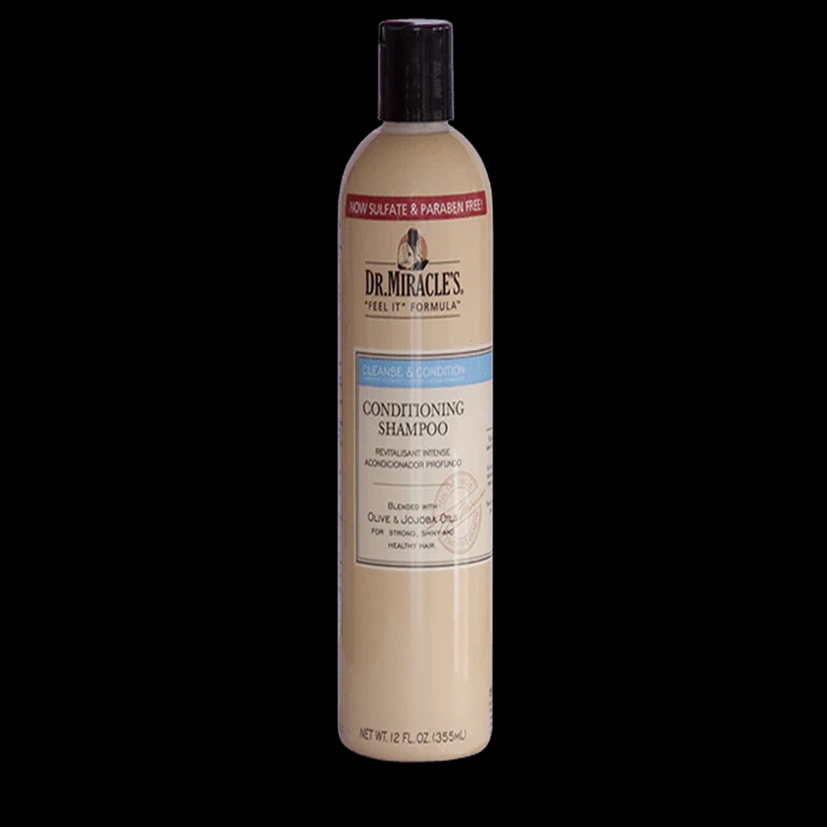 Dr. Miracle's 2 in 1 Conditioning Shampoo Scalp Rejuvenation & Hair Strengthening for Natural & Textured Hair 12 Oz