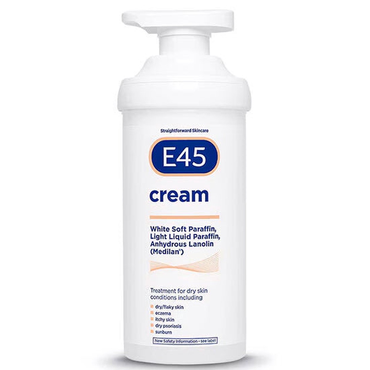 E45 Cream Intense Hydration & Dry Skin Relief for Dry, Itchy & Sensitive Skin 500g / 17.64 oz
