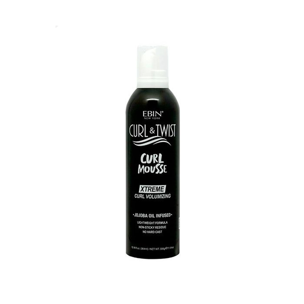 Ebin - Curl & Twist Curl Mousse Xtreme Curl Volumizing Jojoba Oil Infused - 12oz