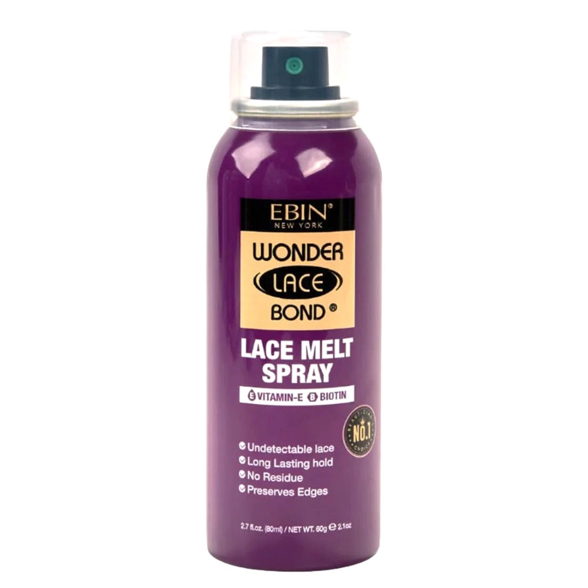 Ebin Wonder Lace Bond Lace Melt Spray | Vitamin E | 2.1 oz