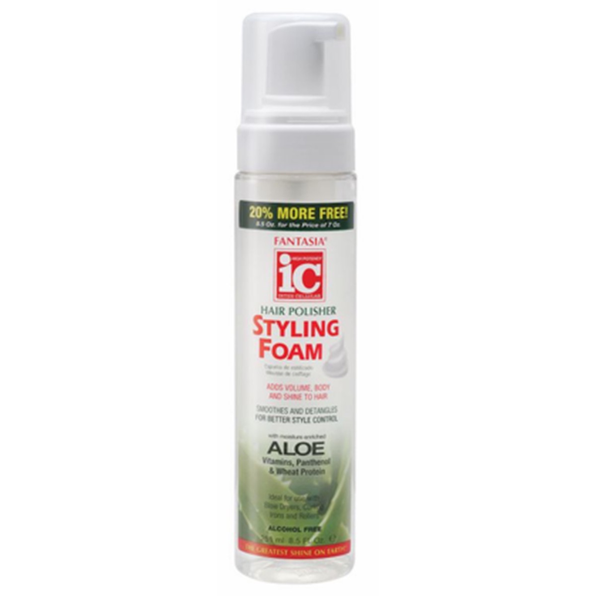 Fantasia IC Fantasia High Potency IC Hair Polisher Styling Foam for Brilliant Shine & Flexible Hold 251ml/8.49 oz