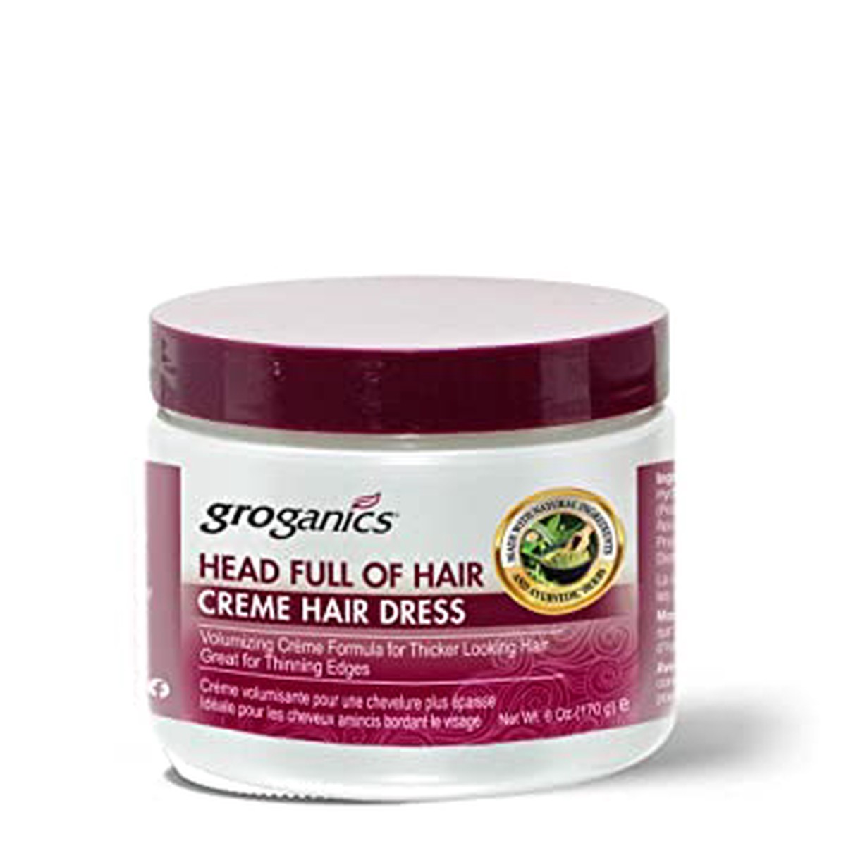 Groganics Head Full of Hair Crme Hair Dress