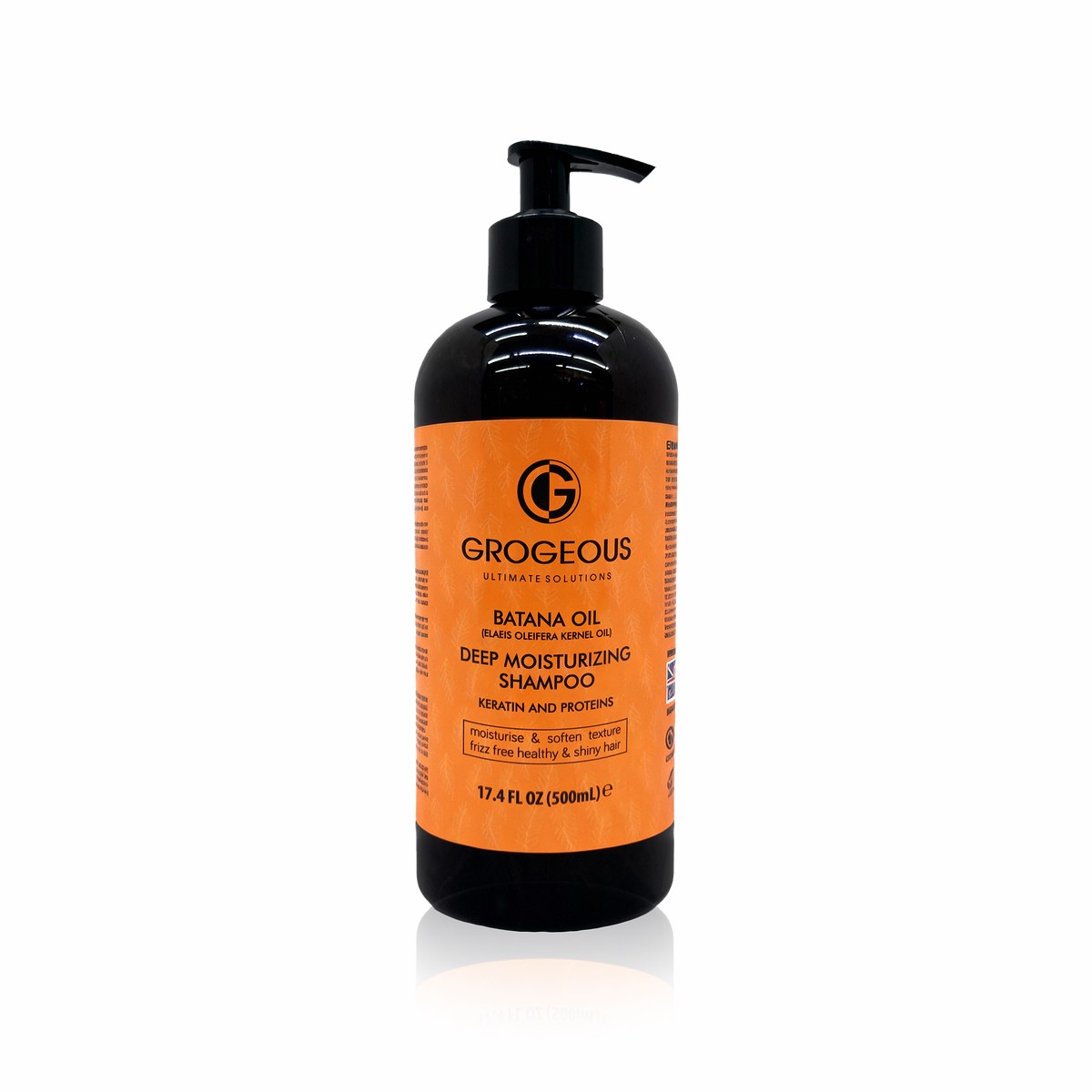 Grogeous Batana Oil Deep Moisturizing Shampoo Hydration & Frizz Control 500 ml/16.9 oz