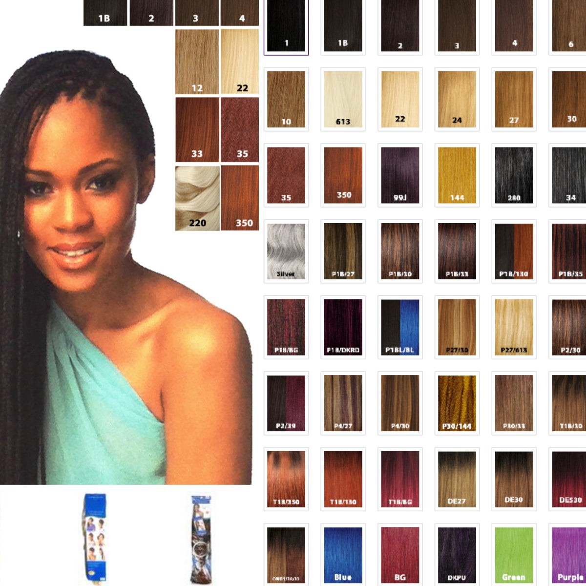 Impression Super Braid Bulk Lightweight, Versatile Braiding Hair for Natural Styles