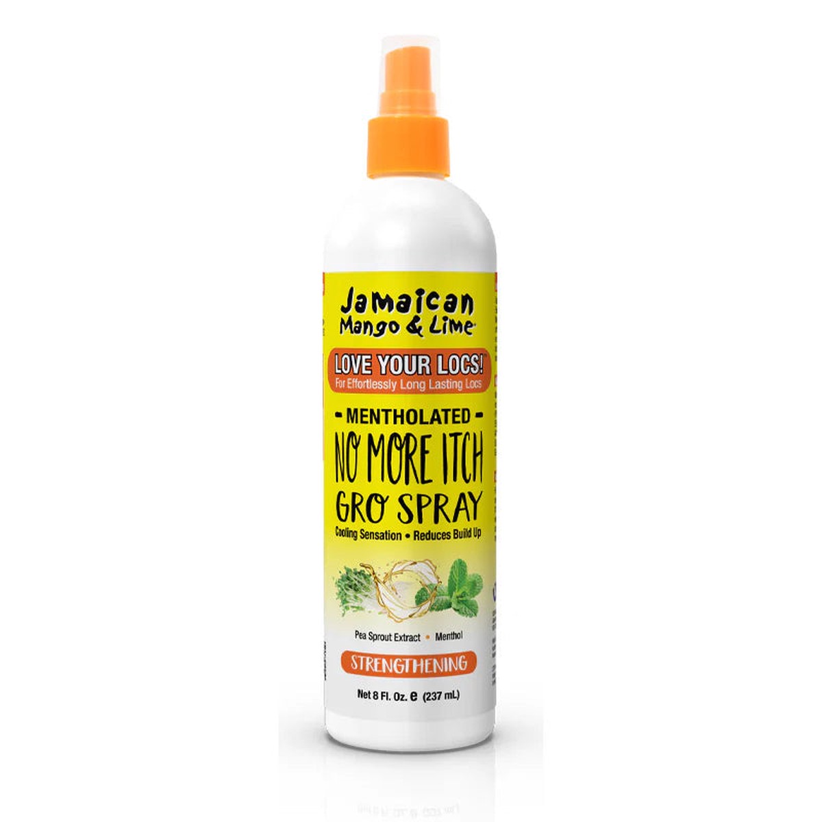 Jamaican Mango & Lime Mentholated No More Itch Gro Spray Maximum Relief 16 oz