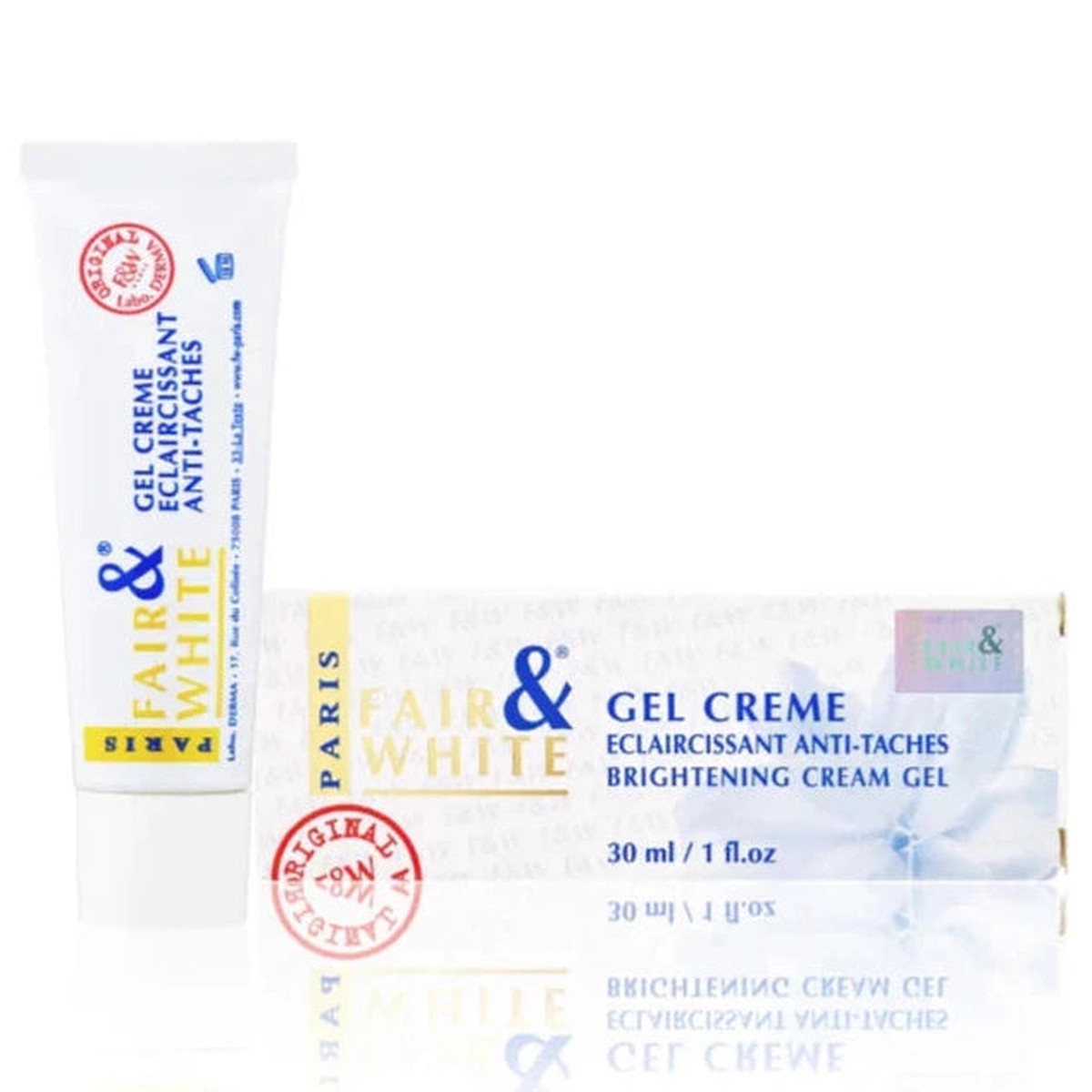 Fair & White Brightening Gel Cream for Targeted Dark Spots & Uneven Tone 30 ml/1.01 oz