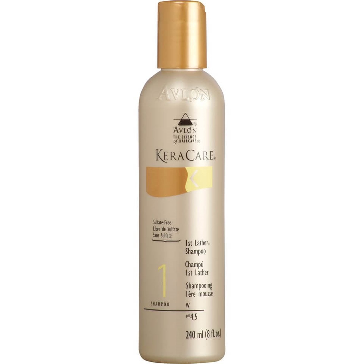 Keracare 1st Lather Shampoo 8 oz / 237 ml - Deep Cleansing for All Hair Types