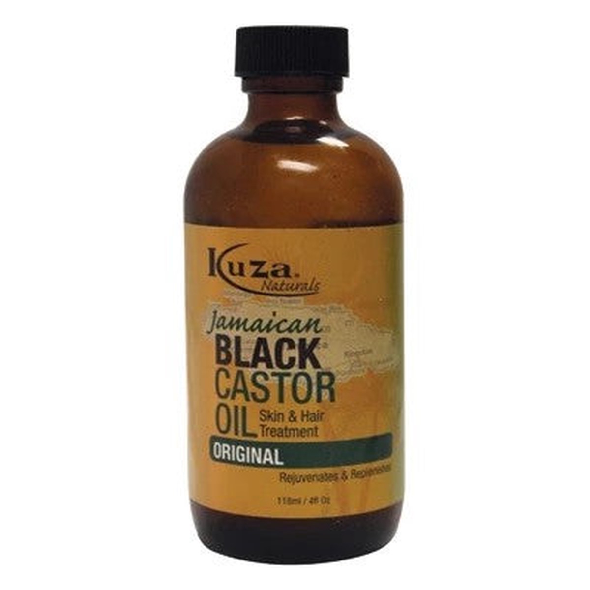 Kuza Naturals Jamaican Black Castor Oil Original: Hair Growth & Scalp Health for All Hair Types 118ml/3.99 oz